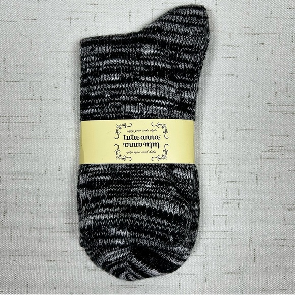 Women’s Socks Tutu Anna Knit Various colors pack of 4 designed One Size NEW - Picture 4 of 6